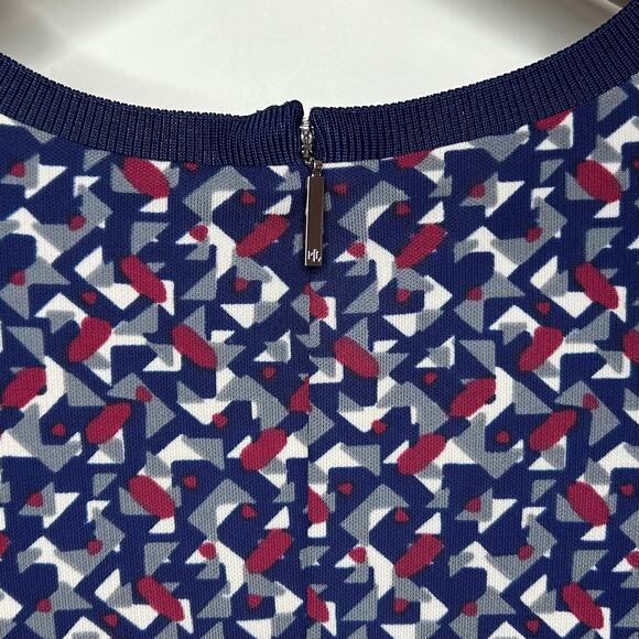 Lauren Ralph Lauren Jersey Stretch Geometric Print Dress Size PXS - Picture 11 of 11
